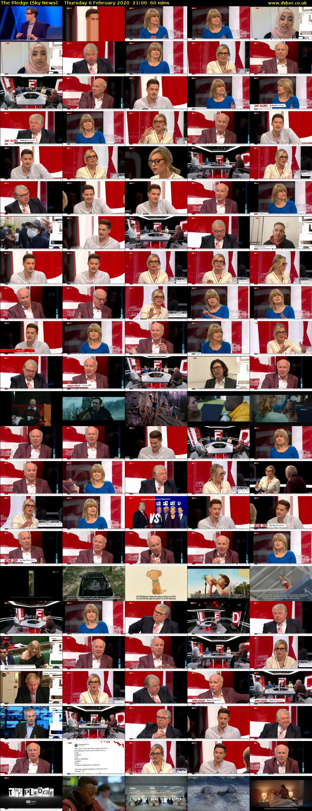 The Pledge (Sky News) Thursday 6 February 2020 21:00 - 22:00