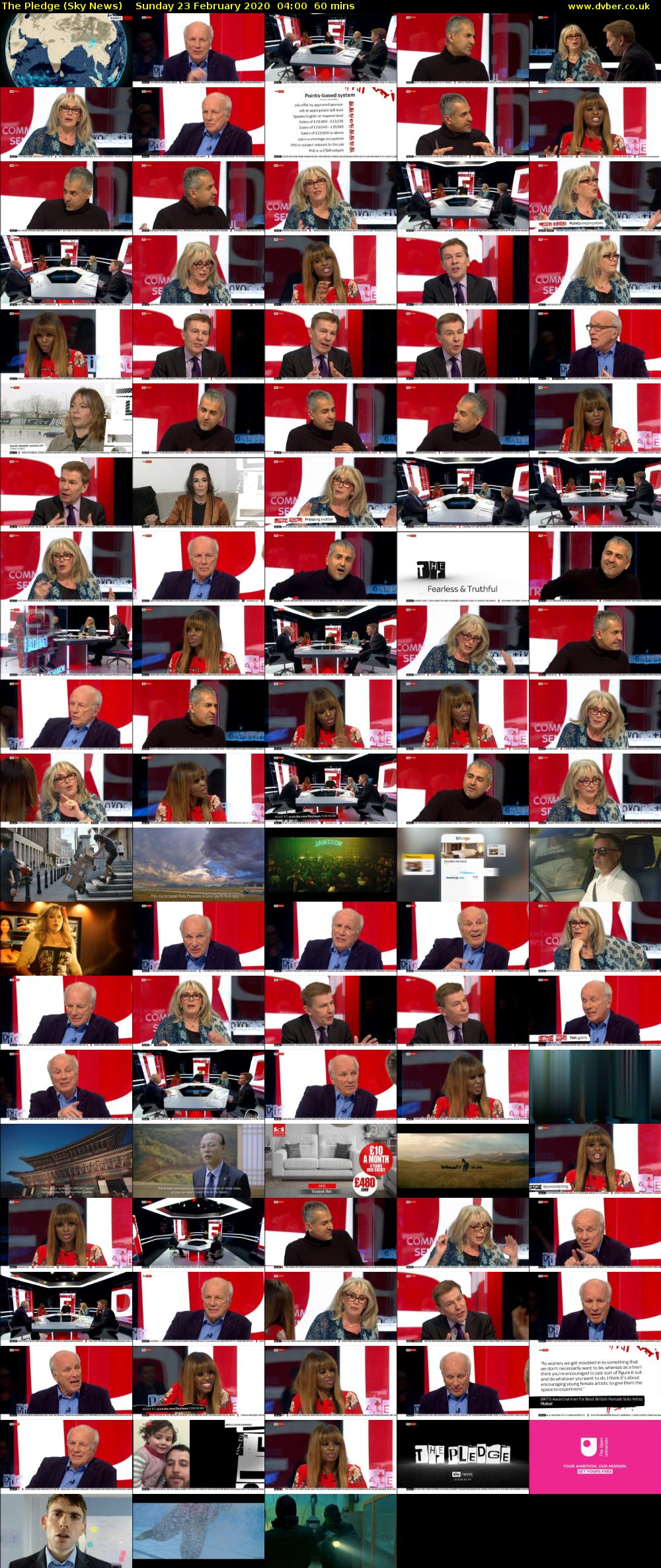 The Pledge (Sky News) Sunday 23 February 2020 04:00 - 05:00