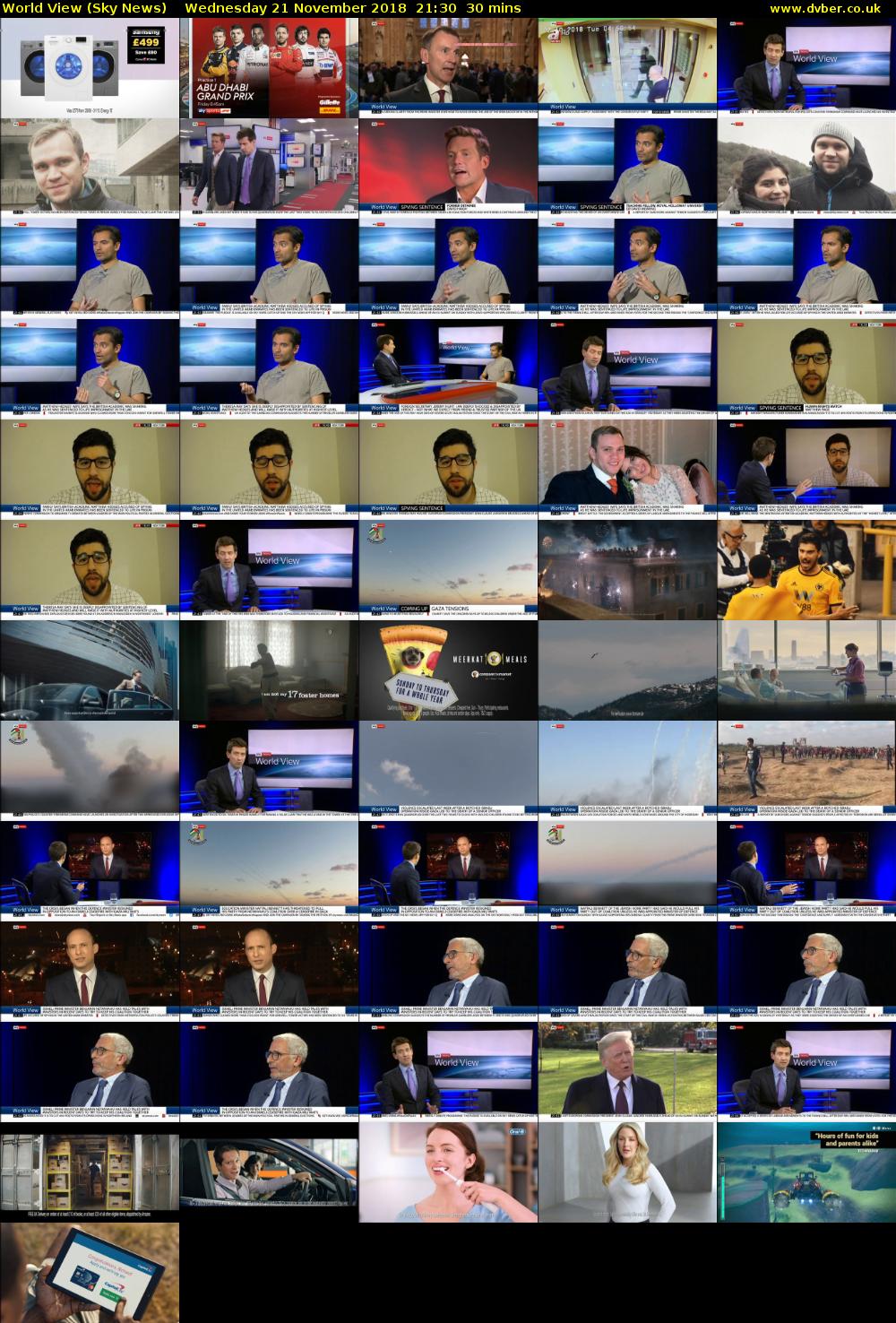 World View (Sky News) Wednesday 21 November 2018 21:30 - 22:00