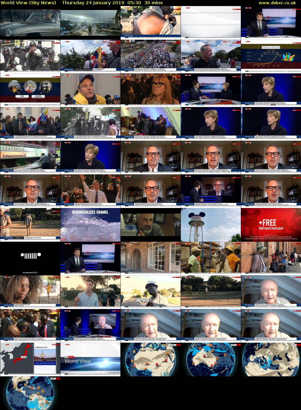 World View (Sky News) Thursday 24 January 2019 05:30 - 06:00