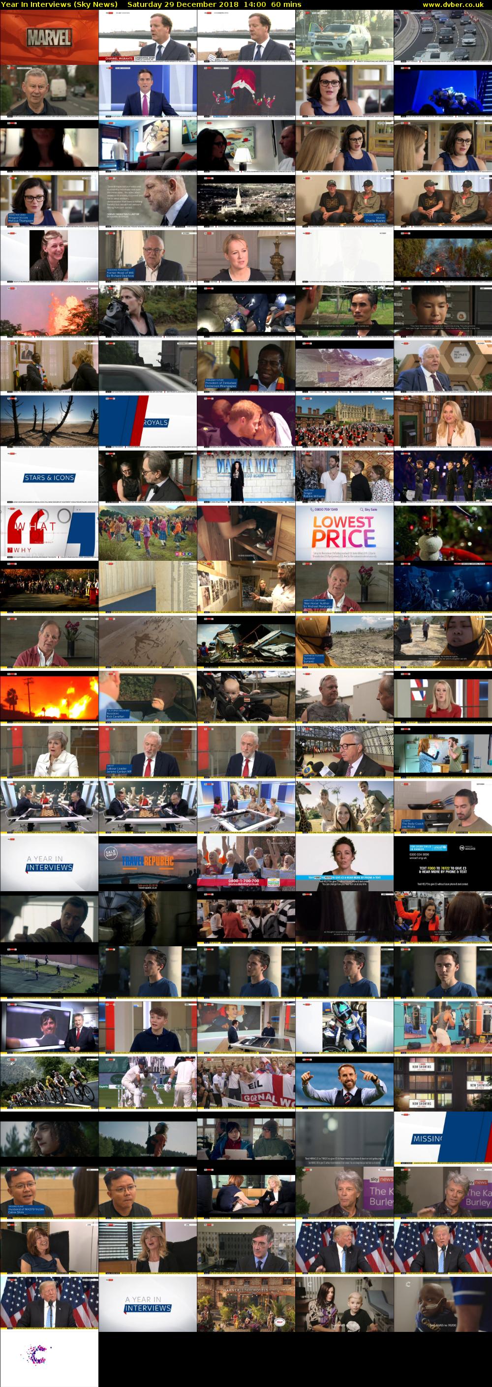 Year In Interviews (Sky News) Saturday 29 December 2018 14:00 - 15:00