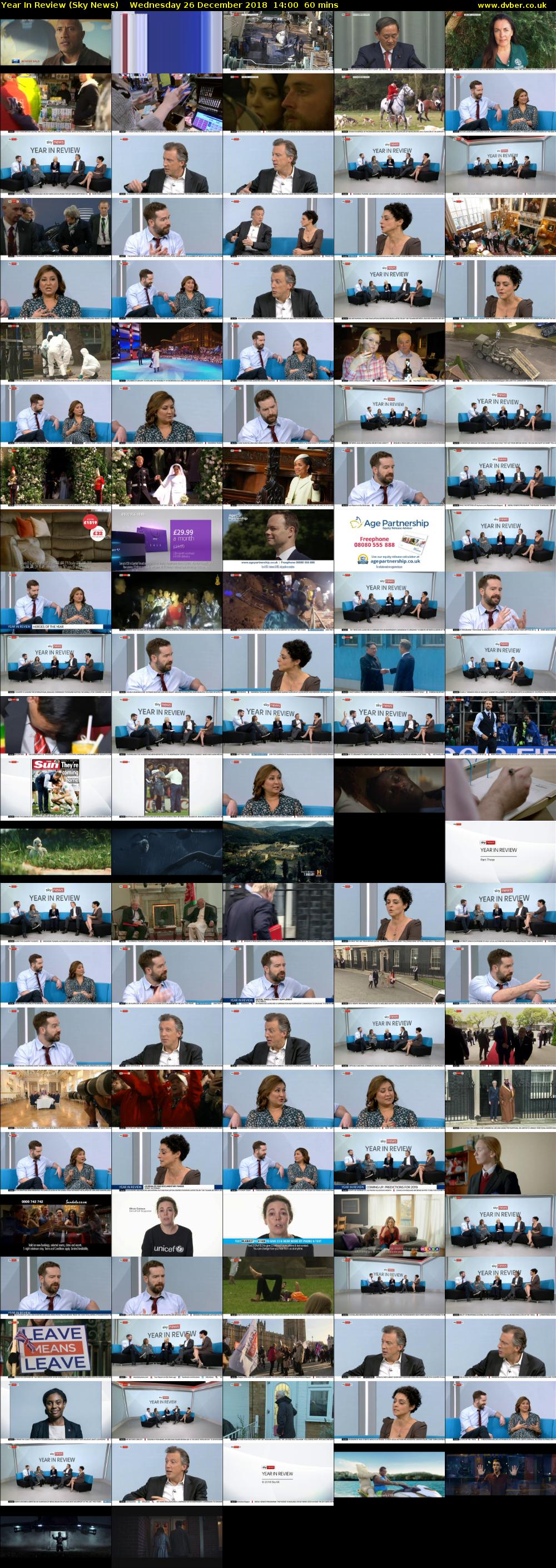 Year In Review (Sky News) Wednesday 26 December 2018 14:00 - 15:00
