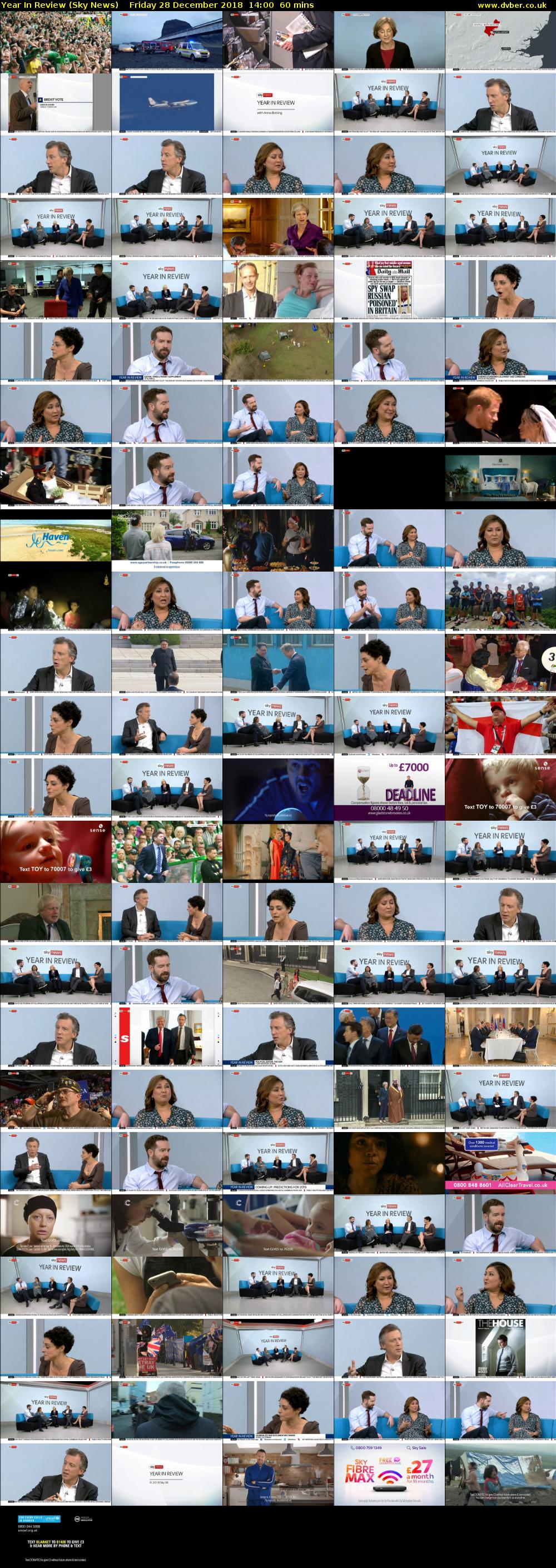 Year In Review (Sky News) Friday 28 December 2018 14:00 - 15:00