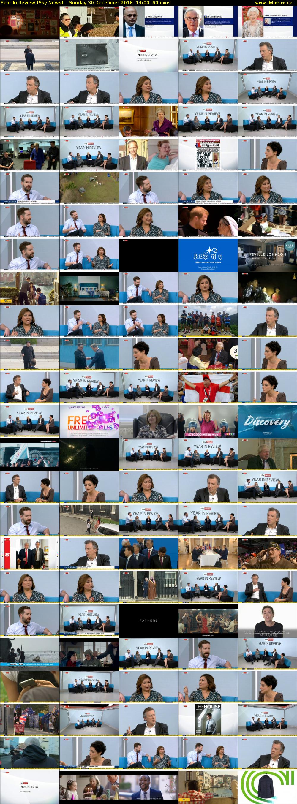 Year In Review (Sky News) Sunday 30 December 2018 14:00 - 15:00