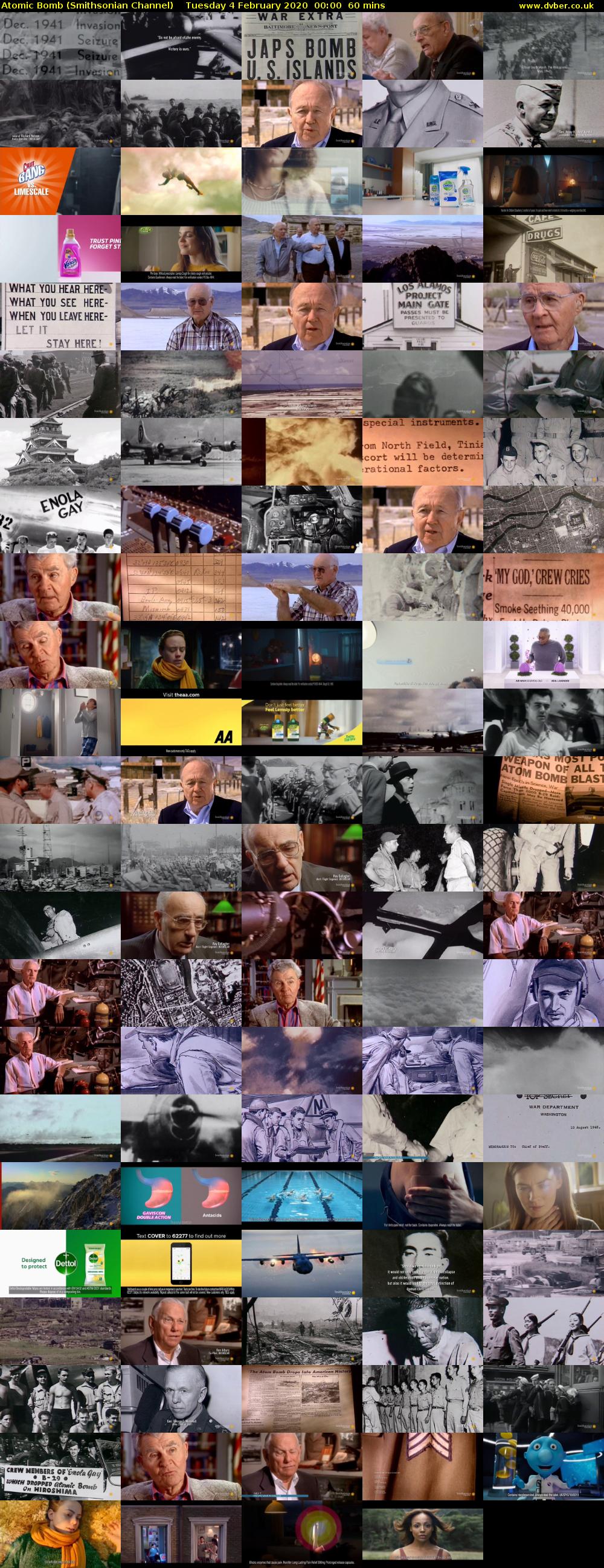 Atomic Bomb (Smithsonian Channel) Tuesday 4 February 2020 00:00 - 01:00