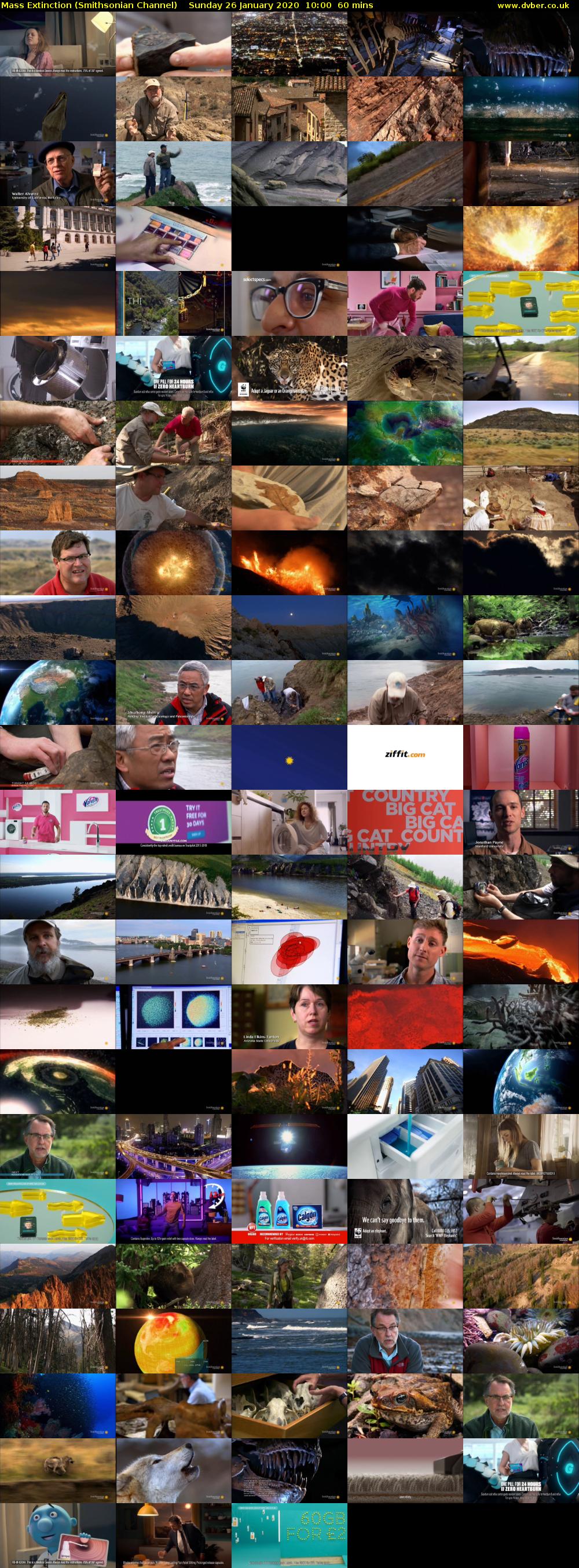 Mass Extinction (Smithsonian Channel) Sunday 26 January 2020 10:00 - 11:00