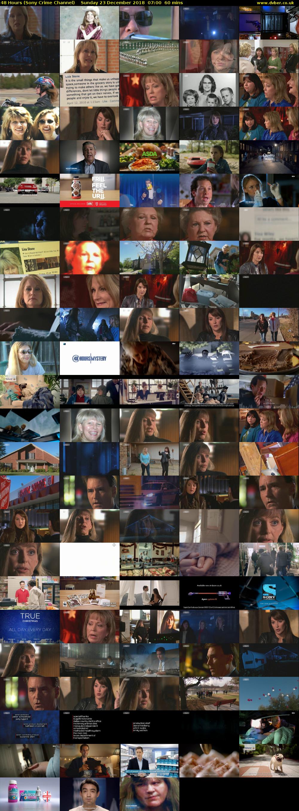 48 Hours (Sony Crime Channel) Sunday 23 December 2018 07:00 - 08:00