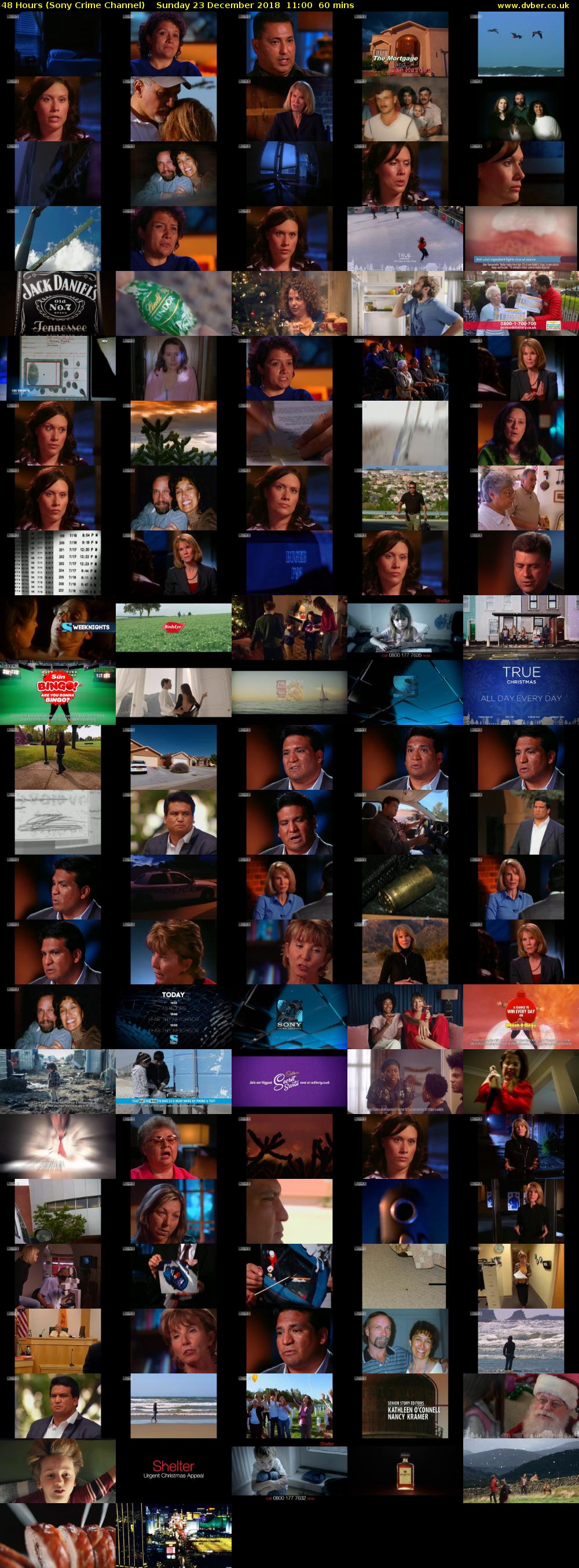 48 Hours (Sony Crime Channel) Sunday 23 December 2018 11:00 - 12:00