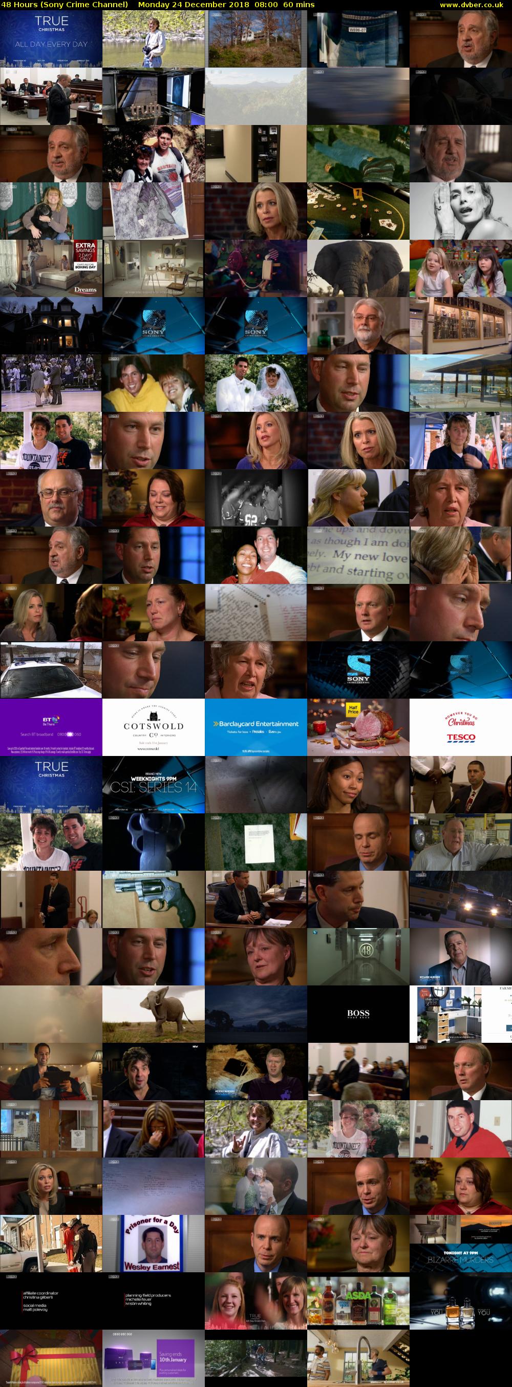 48 Hours (Sony Crime Channel) Monday 24 December 2018 08:00 - 09:00