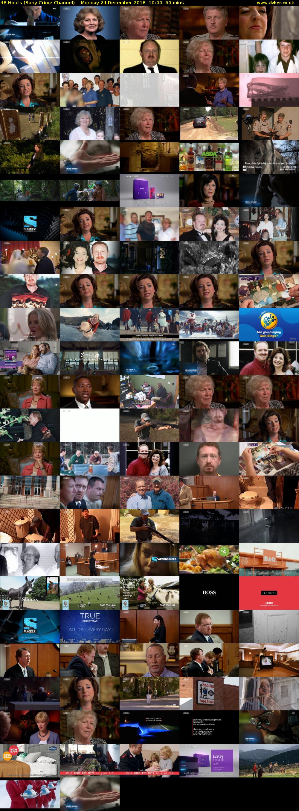 48 Hours (Sony Crime Channel) Monday 24 December 2018 10:00 - 11:00