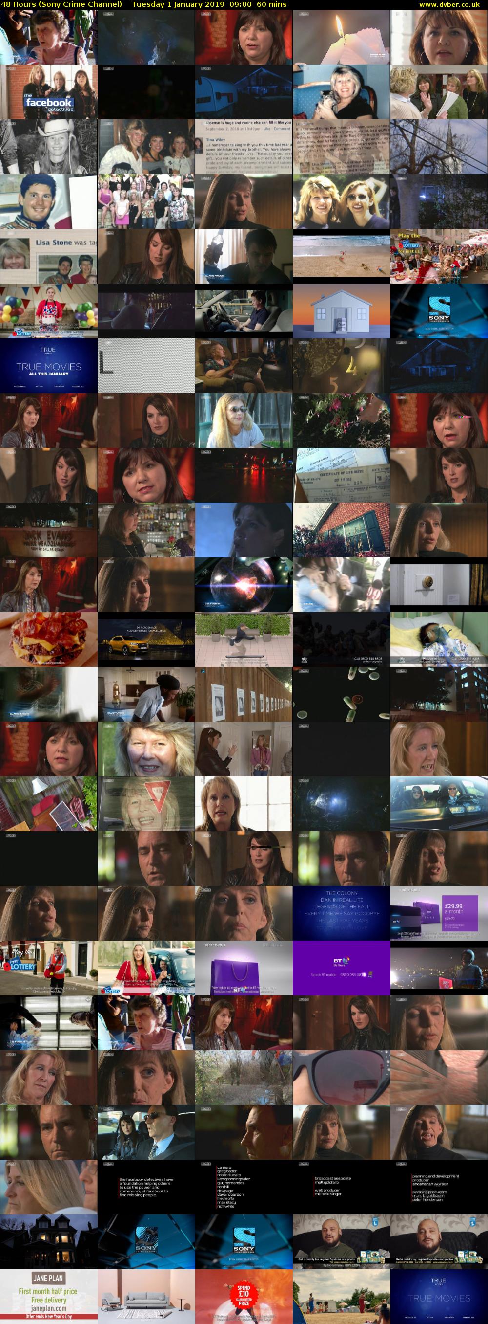 48 Hours (Sony Crime Channel) Tuesday 1 January 2019 09:00 - 10:00