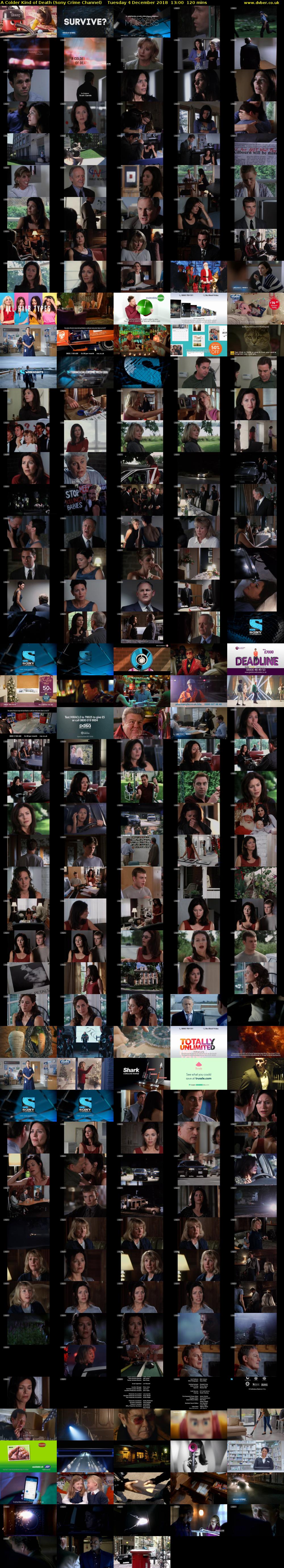 A Colder Kind of Death (Sony Crime Channel) Tuesday 4 December 2018 13:00 - 15:00