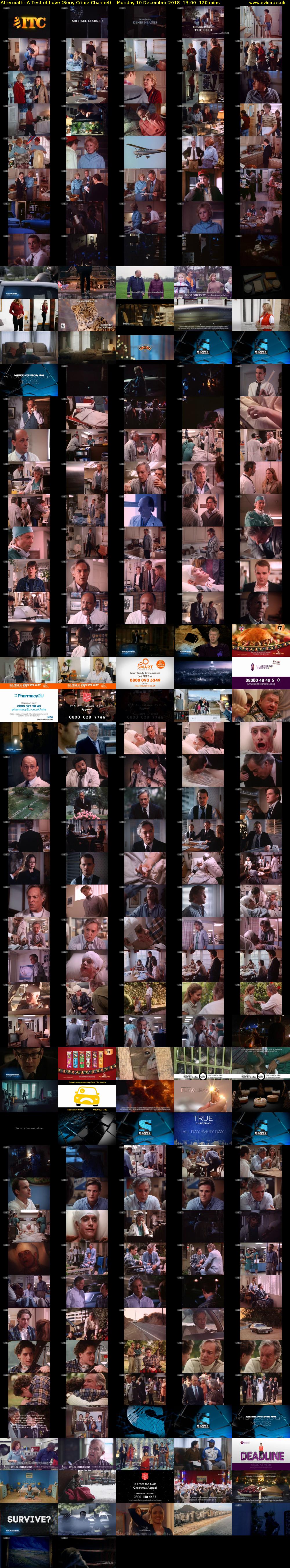 Aftermath: A Test of Love (Sony Crime Channel) Monday 10 December 2018 13:00 - 15:00