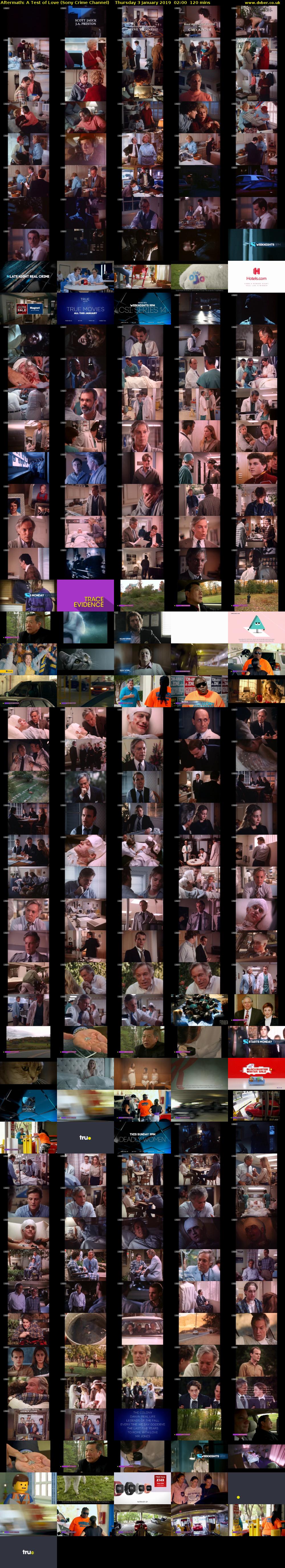 Aftermath: A Test of Love (Sony Crime Channel) Thursday 3 January 2019 02:00 - 04:00