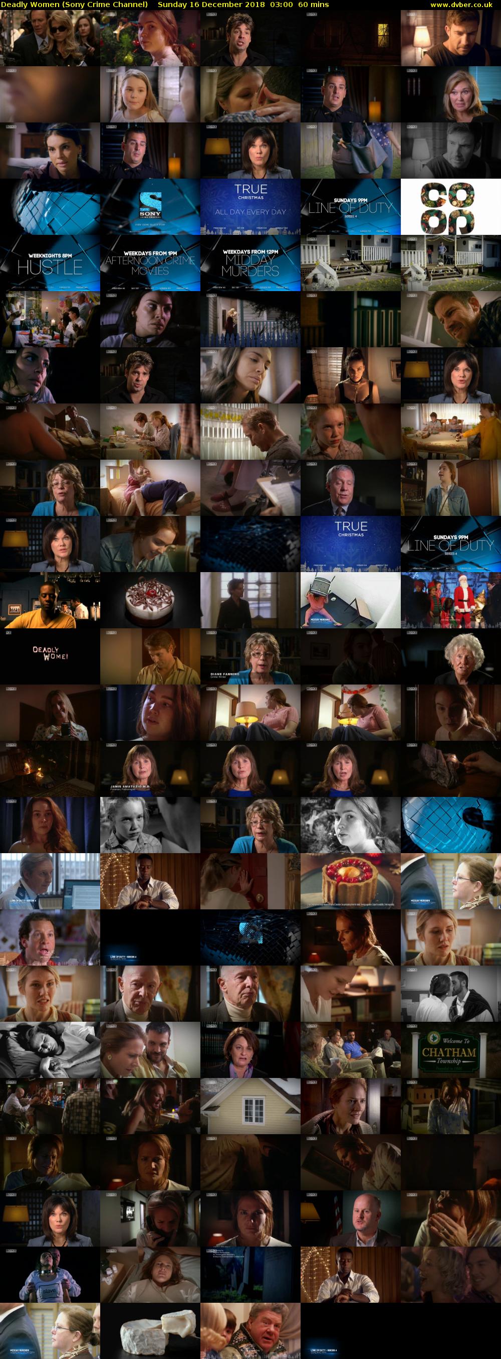 Deadly Women (Sony Crime Channel) Sunday 16 December 2018 03:00 - 04:00