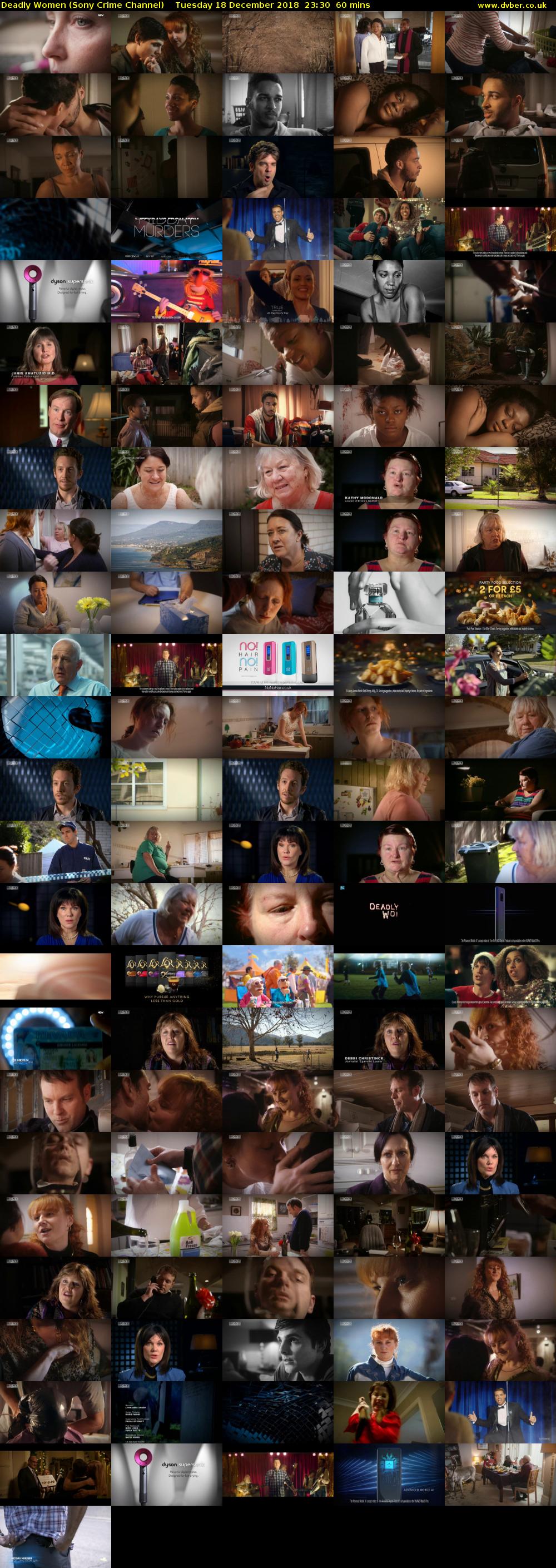 Deadly Women (Sony Crime Channel) Tuesday 18 December 2018 23:30 - 00:30