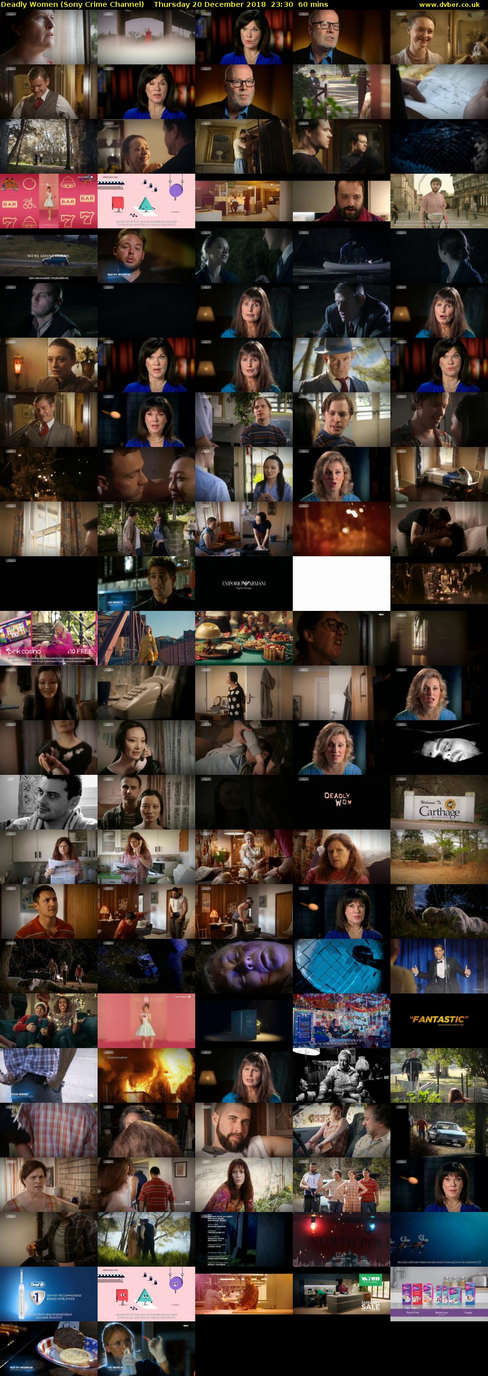 Deadly Women (Sony Crime Channel) Thursday 20 December 2018 23:30 - 00:30