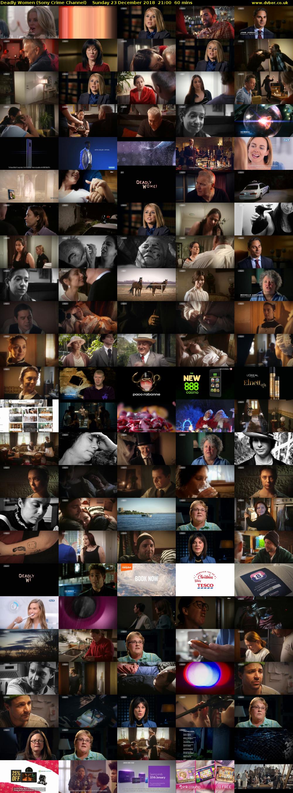 Deadly Women (Sony Crime Channel) Sunday 23 December 2018 21:00 - 22:00