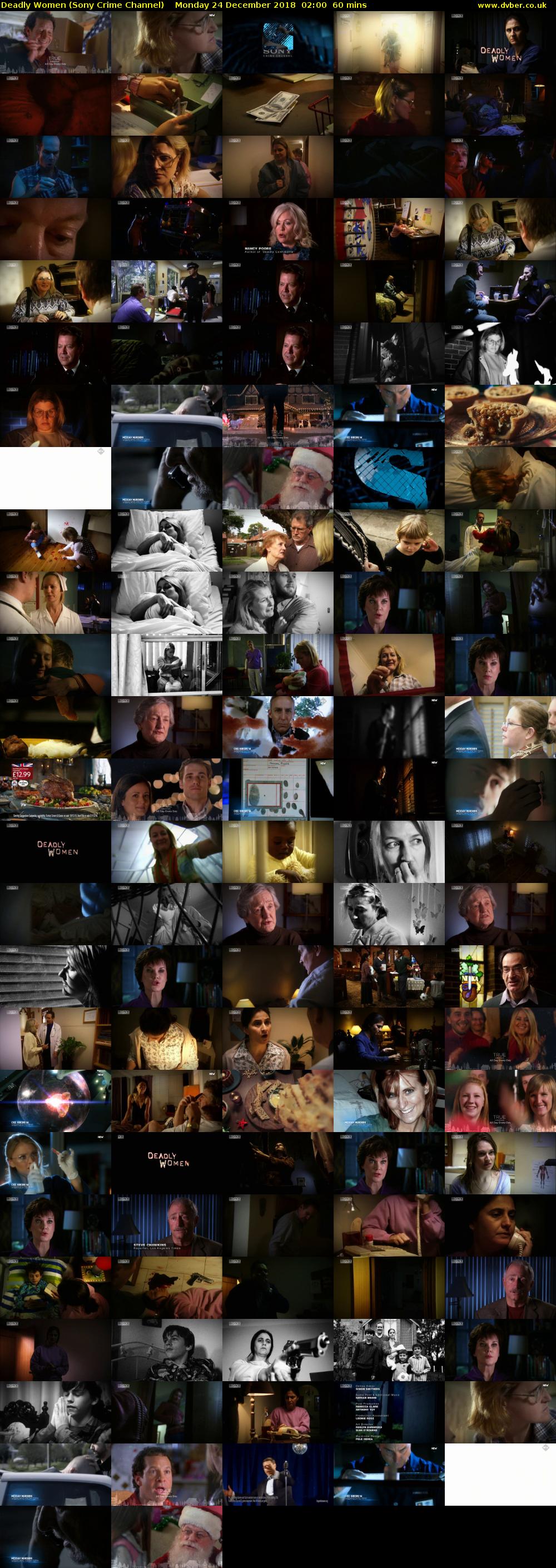 Deadly Women (Sony Crime Channel) Monday 24 December 2018 02:00 - 03:00