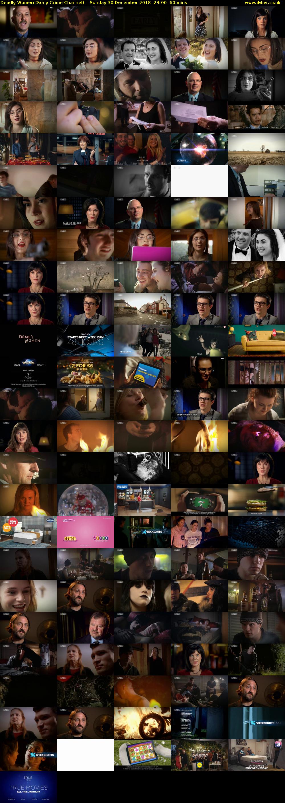 Deadly Women (Sony Crime Channel) Sunday 30 December 2018 23:00 - 00:00