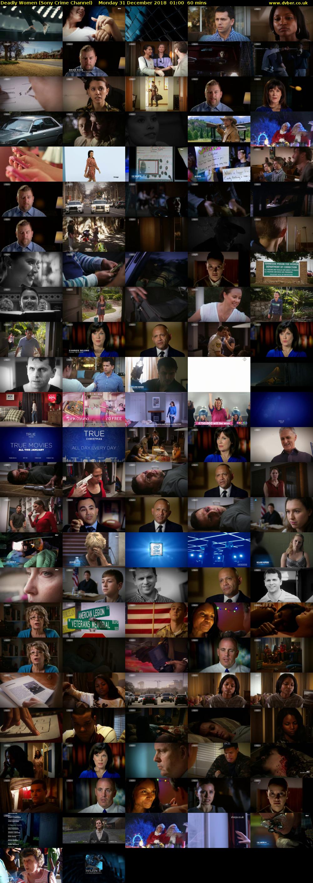 Deadly Women (Sony Crime Channel) Monday 31 December 2018 01:00 - 02:00