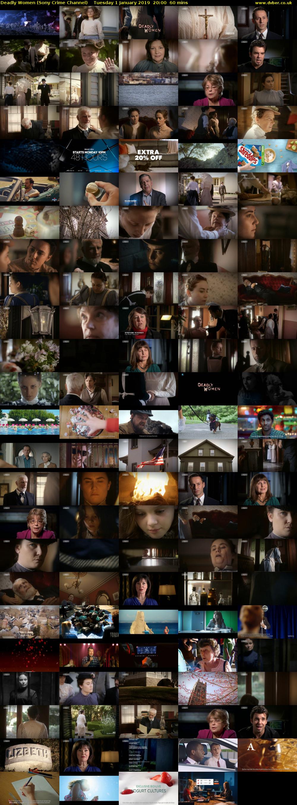 Deadly Women (Sony Crime Channel) Tuesday 1 January 2019 20:00 - 21:00