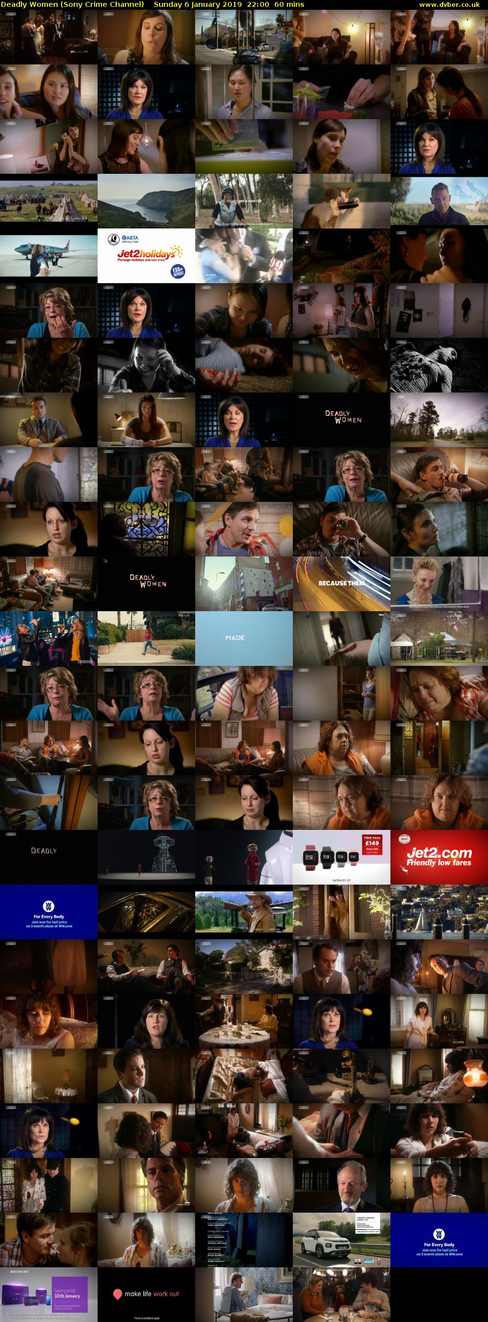 Deadly Women (Sony Crime Channel) Sunday 6 January 2019 22:00 - 23:00