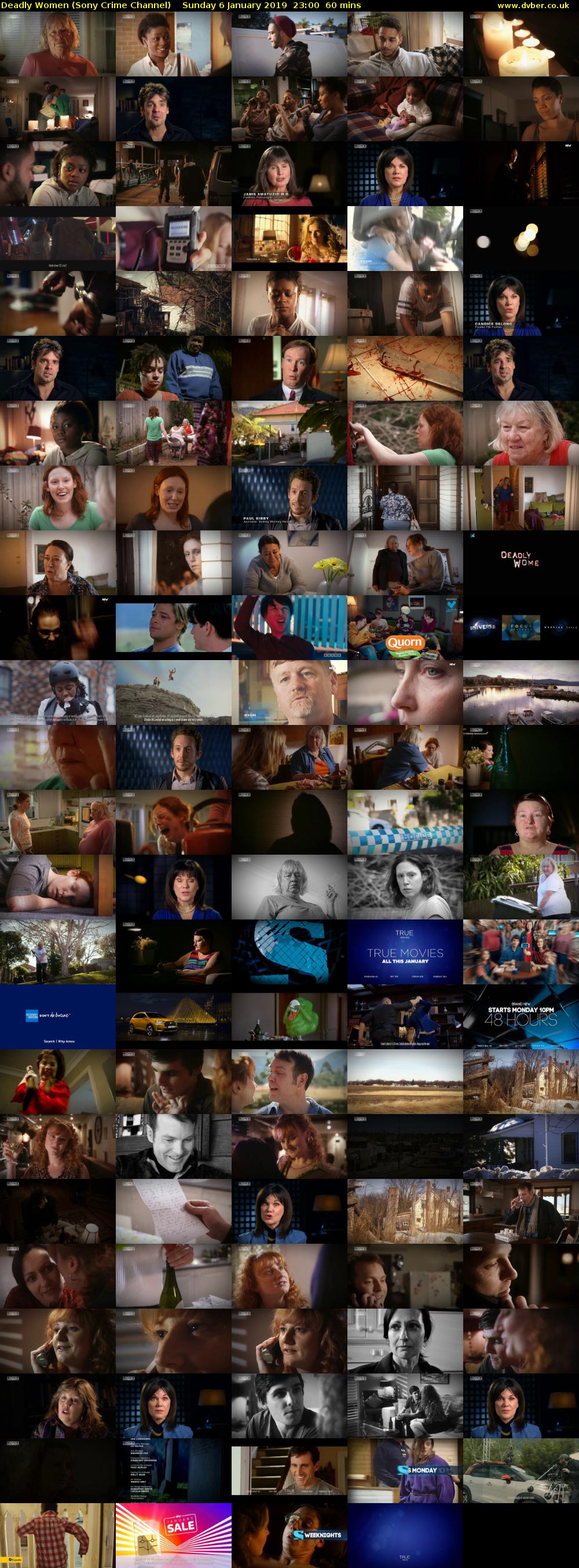 Deadly Women (Sony Crime Channel) Sunday 6 January 2019 23:00 - 00:00