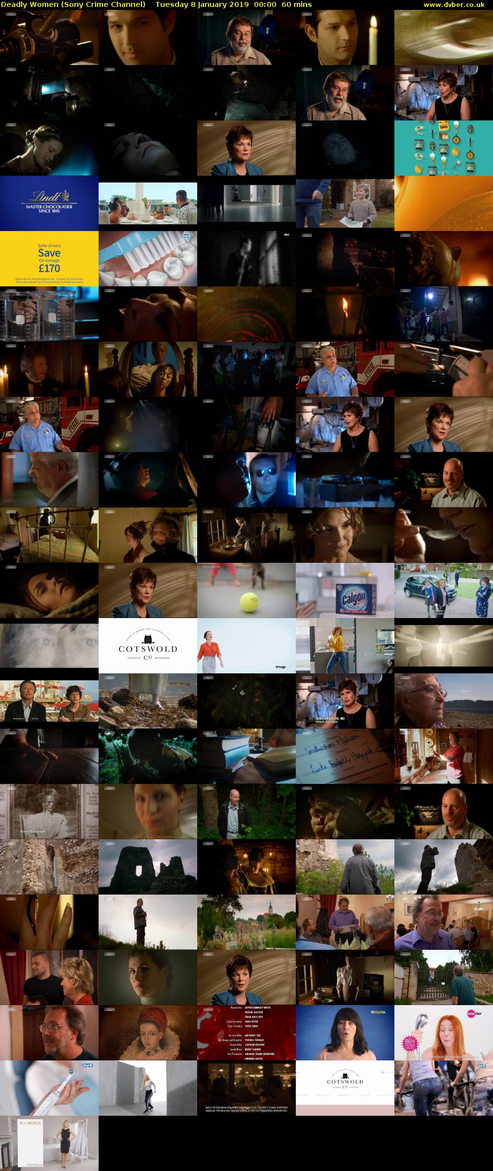 Deadly Women (Sony Crime Channel) Tuesday 8 January 2019 00:00 - 01:00