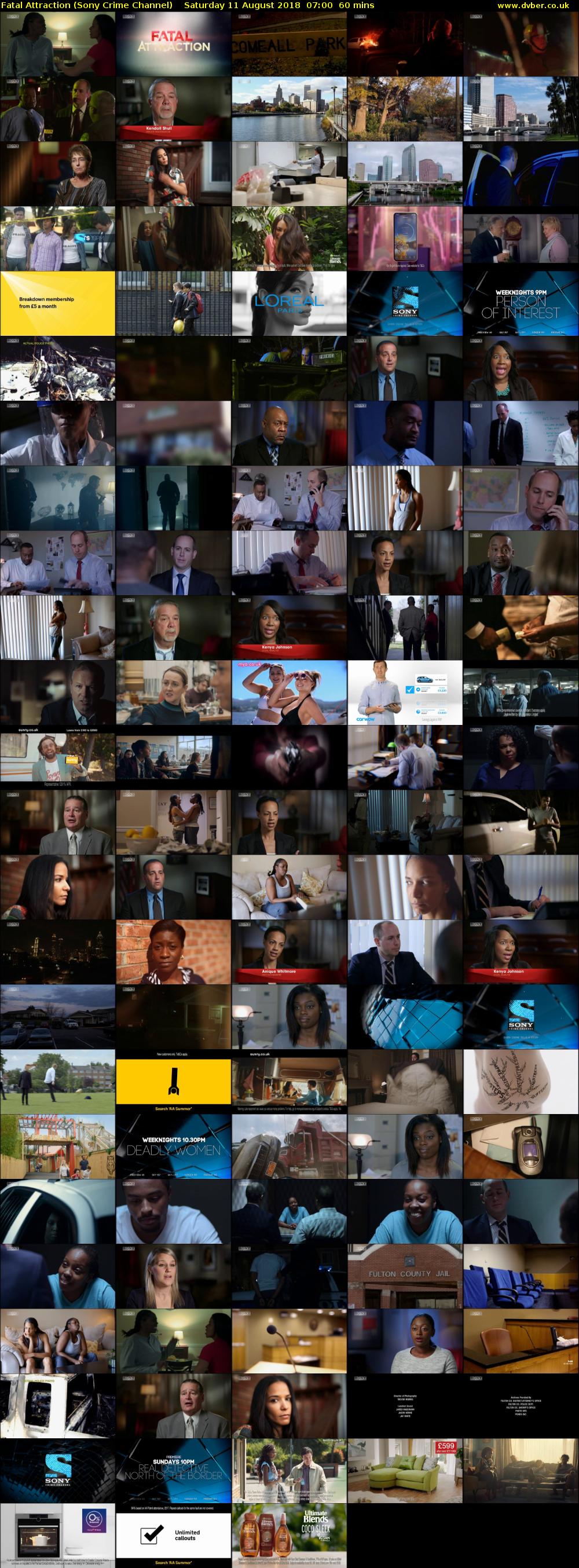 Fatal Attraction (Sony Crime Channel) Saturday 11 August 2018 07:00 - 08:00
