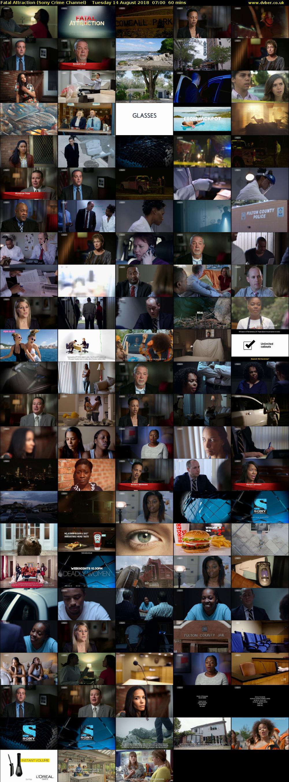 Fatal Attraction (Sony Crime Channel) Tuesday 14 August 2018 07:00 - 08:00