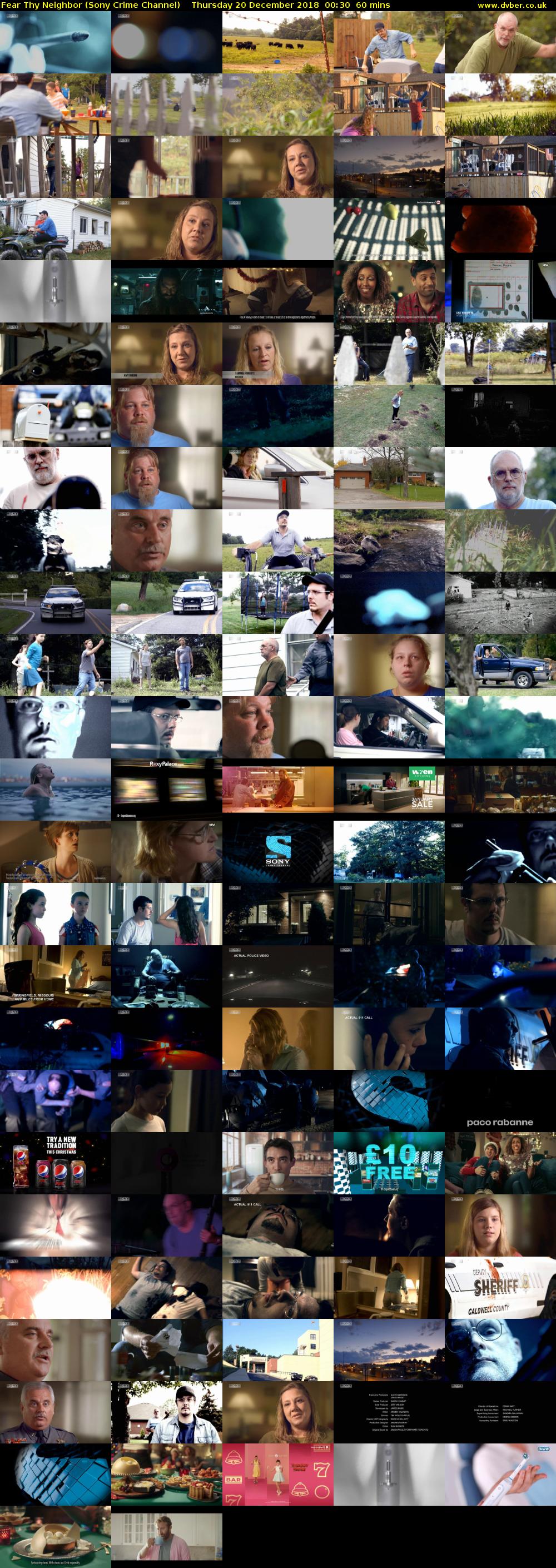 Fear Thy Neighbor (Sony Crime Channel) Thursday 20 December 2018 00:30 - 01:30