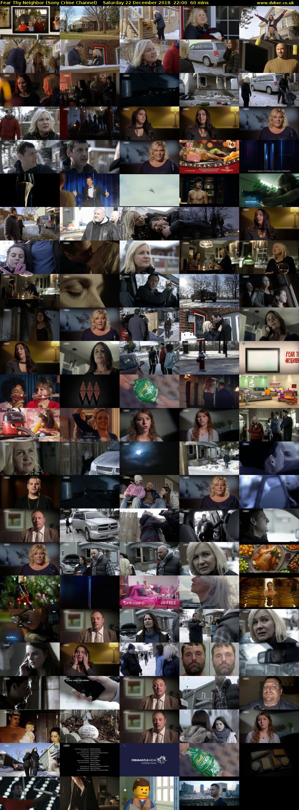 Fear Thy Neighbor (Sony Crime Channel) Saturday 22 December 2018 22:00 - 23:00