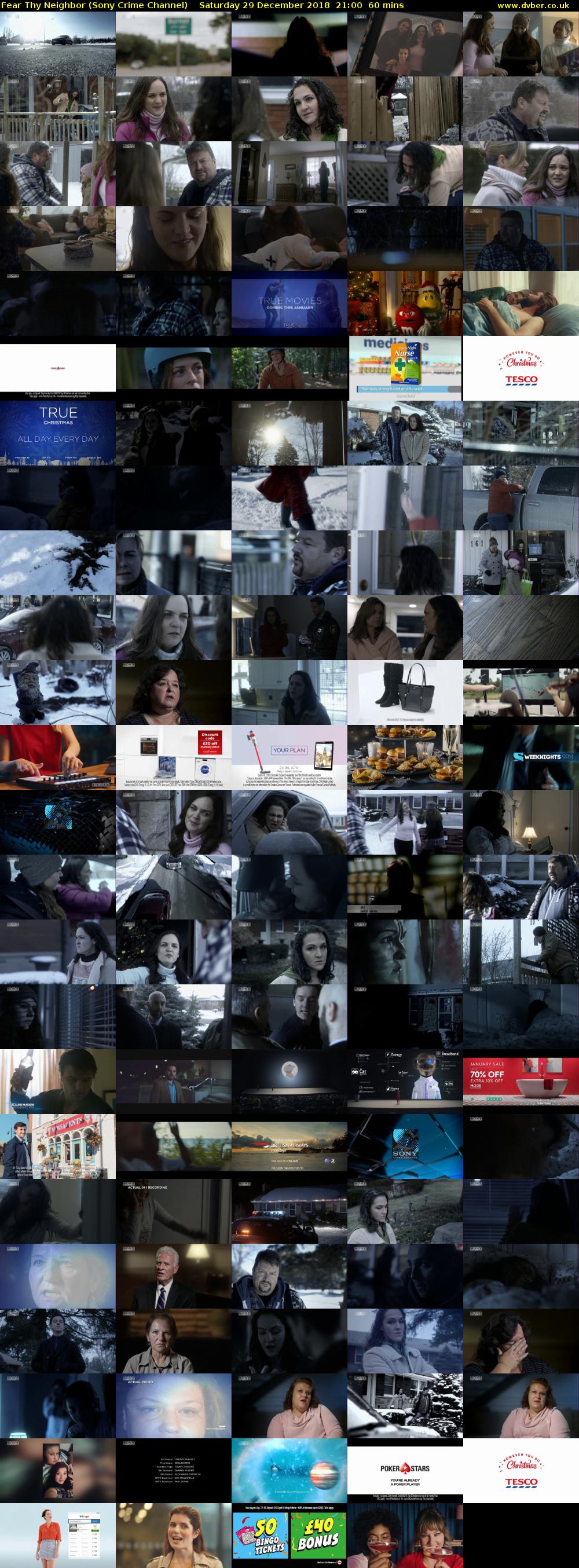 Fear Thy Neighbor (Sony Crime Channel) Saturday 29 December 2018 21:00 - 22:00