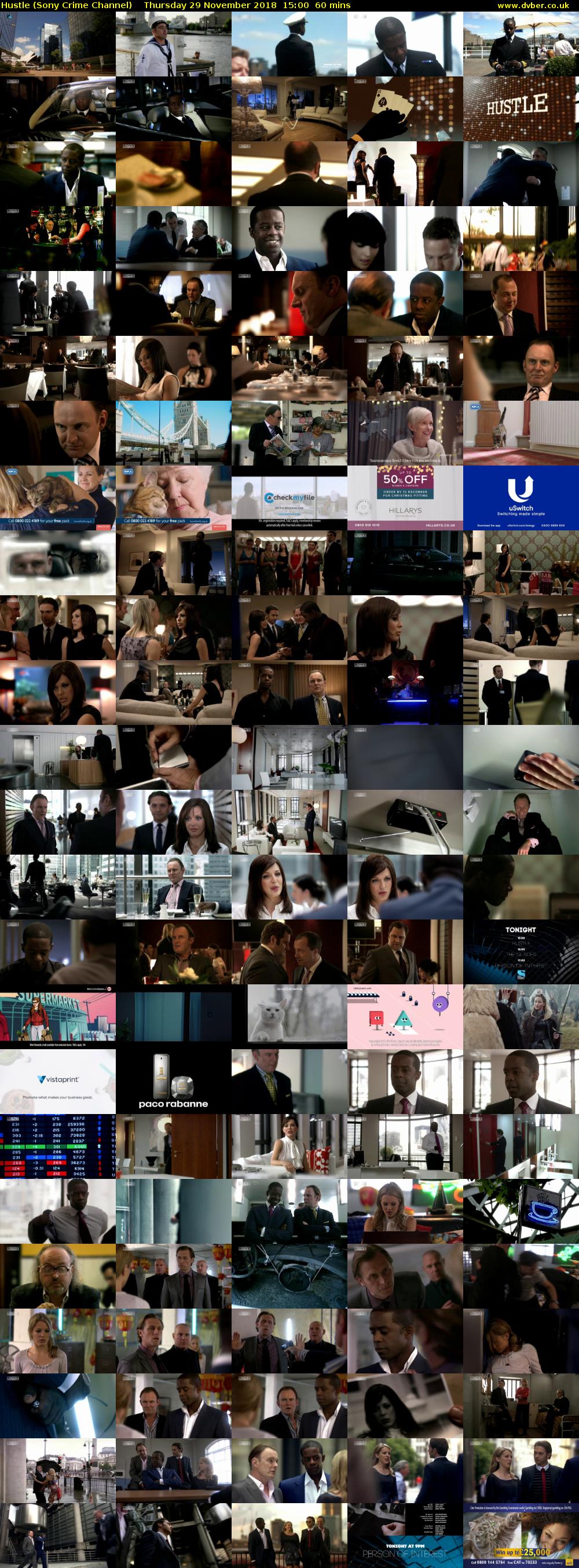 Hustle (Sony Crime Channel) Thursday 29 November 2018 15:00 - 16:00