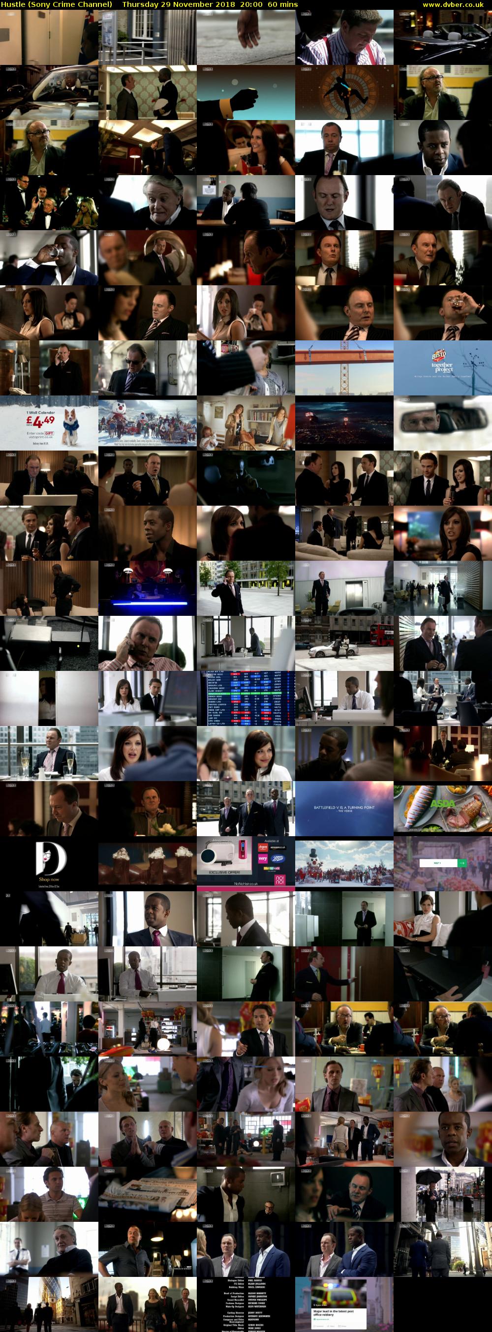 Hustle (Sony Crime Channel) Thursday 29 November 2018 20:00 - 21:00