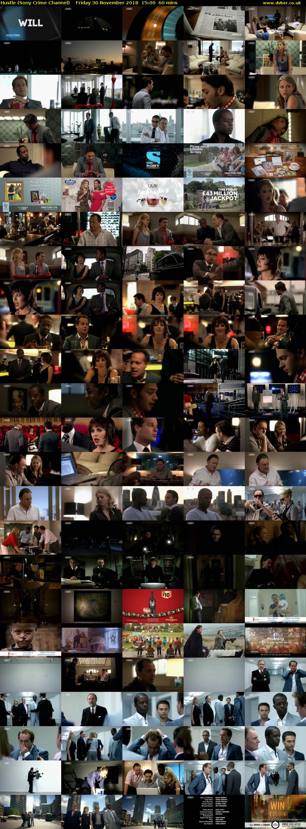 Hustle (Sony Crime Channel) Friday 30 November 2018 15:00 - 16:00