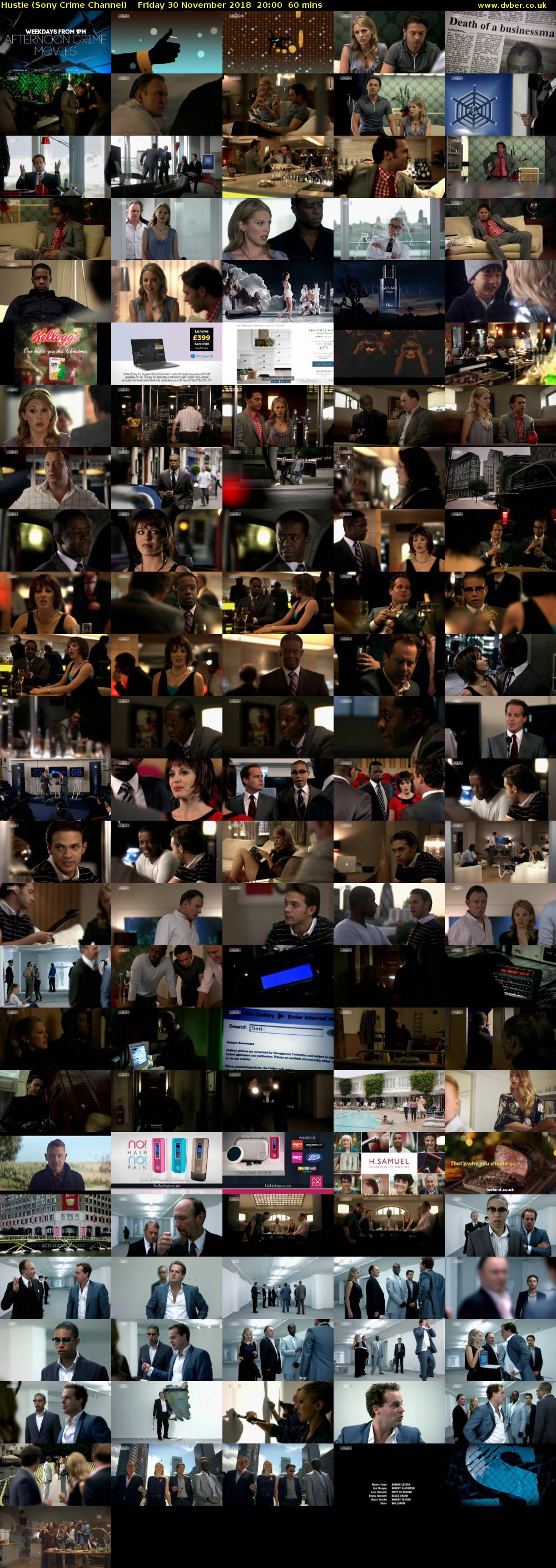 Hustle (Sony Crime Channel) Friday 30 November 2018 20:00 - 21:00