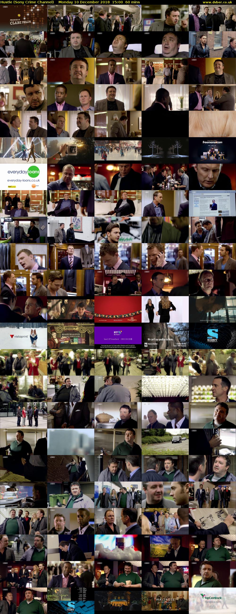 Hustle (Sony Crime Channel) Monday 10 December 2018 15:00 - 16:00