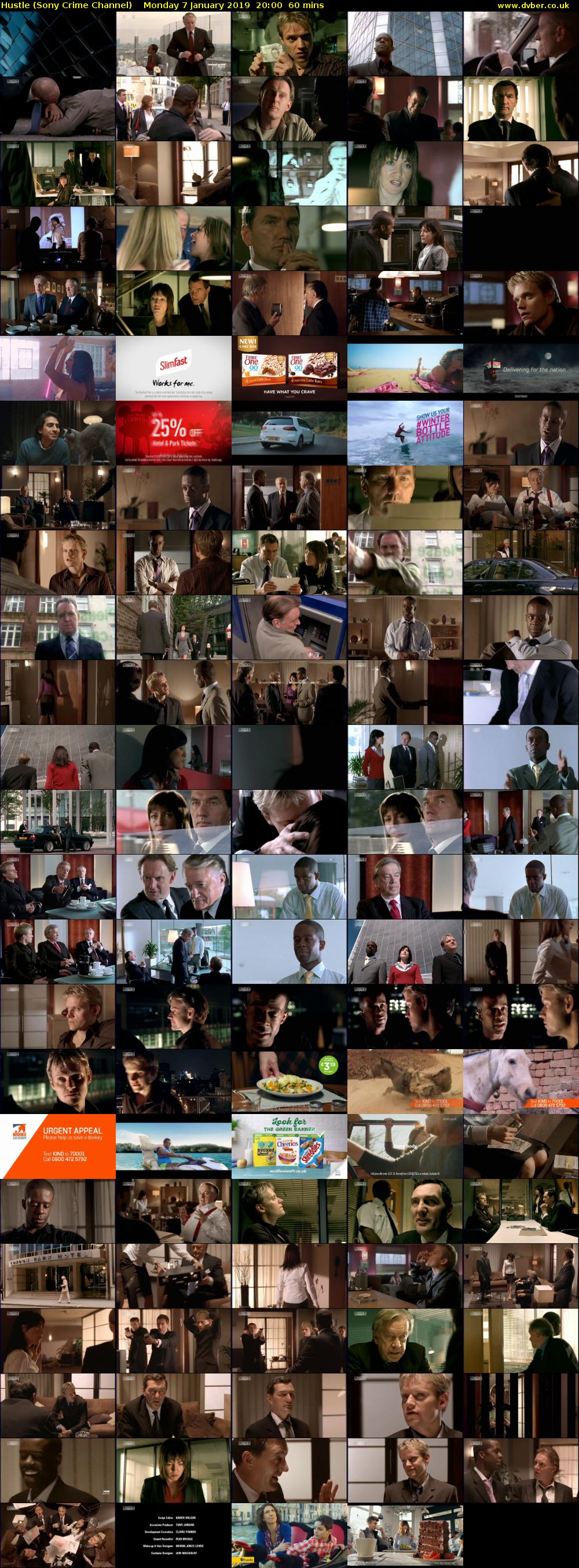 Hustle (Sony Crime Channel) Monday 7 January 2019 20:00 - 21:00