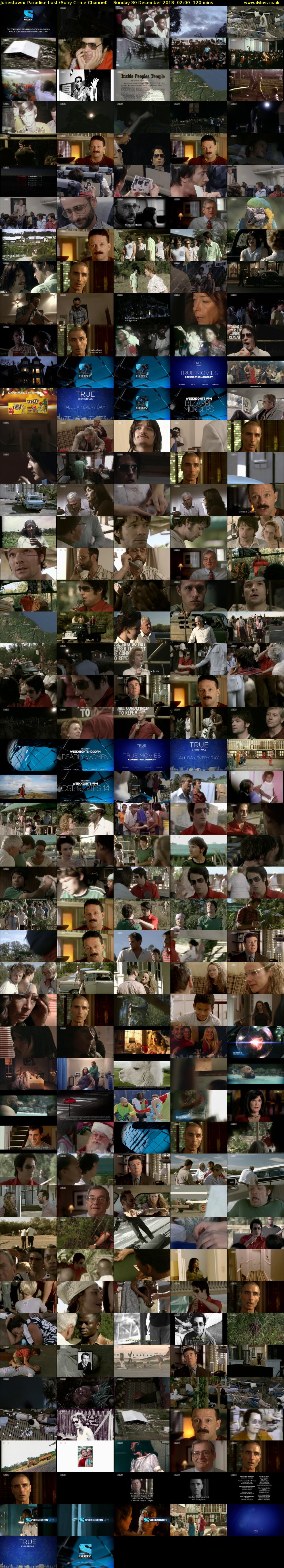 Jonestown: Paradise Lost (Sony Crime Channel) Sunday 30 December 2018 02:00 - 04:00