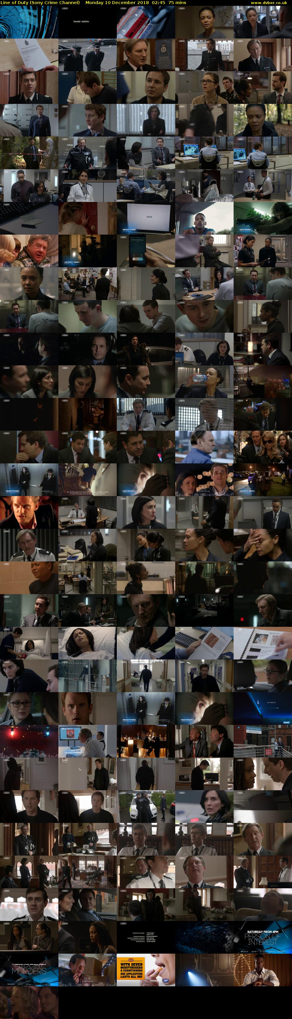 Line of Duty (Sony Crime Channel) Monday 10 December 2018 02:45 - 04:00