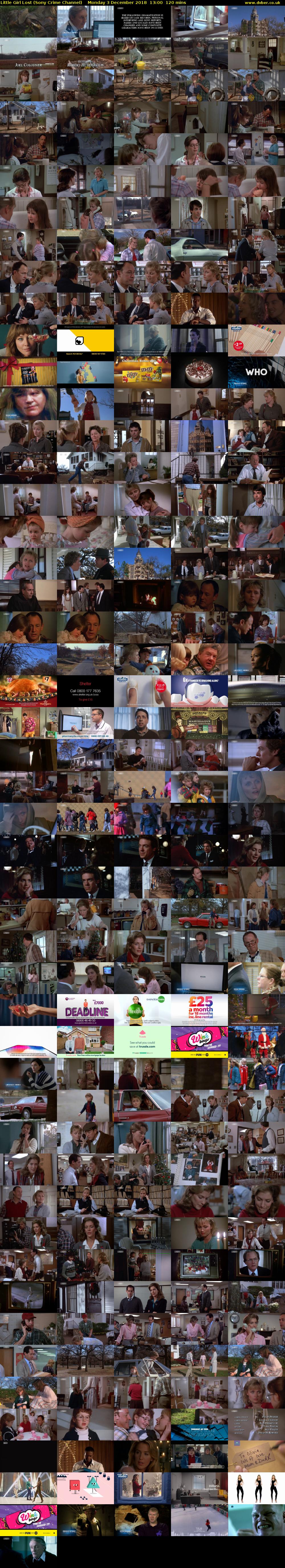 Little Girl Lost (Sony Crime Channel) Monday 3 December 2018 13:00 - 15:00