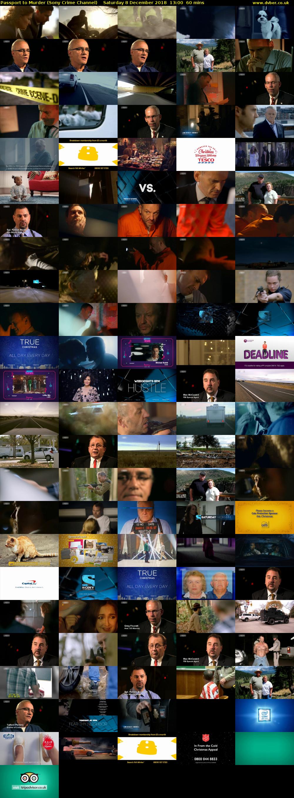 Passport to Murder (Sony Crime Channel) Saturday 8 December 2018 13:00 - 14:00