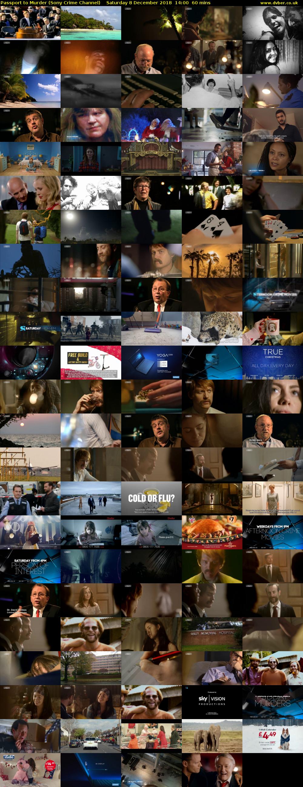 Passport to Murder (Sony Crime Channel) Saturday 8 December 2018 14:00 - 15:00