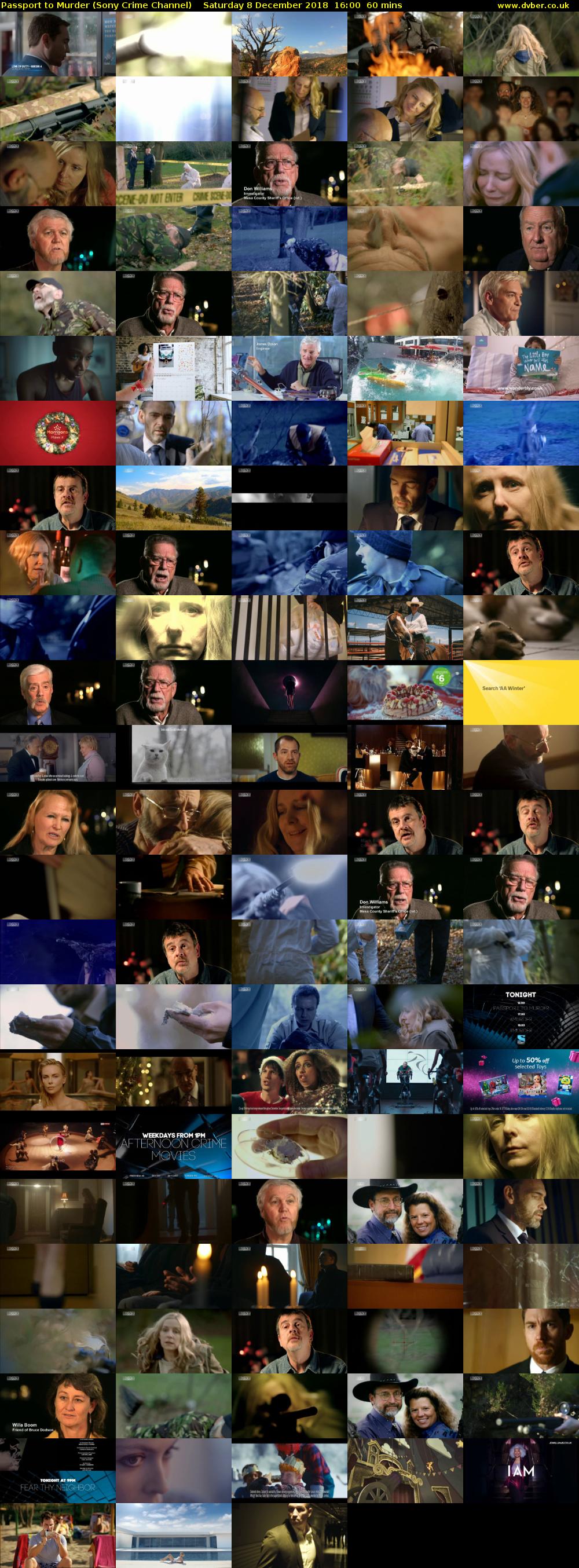 Passport to Murder (Sony Crime Channel) Saturday 8 December 2018 16:00 - 17:00