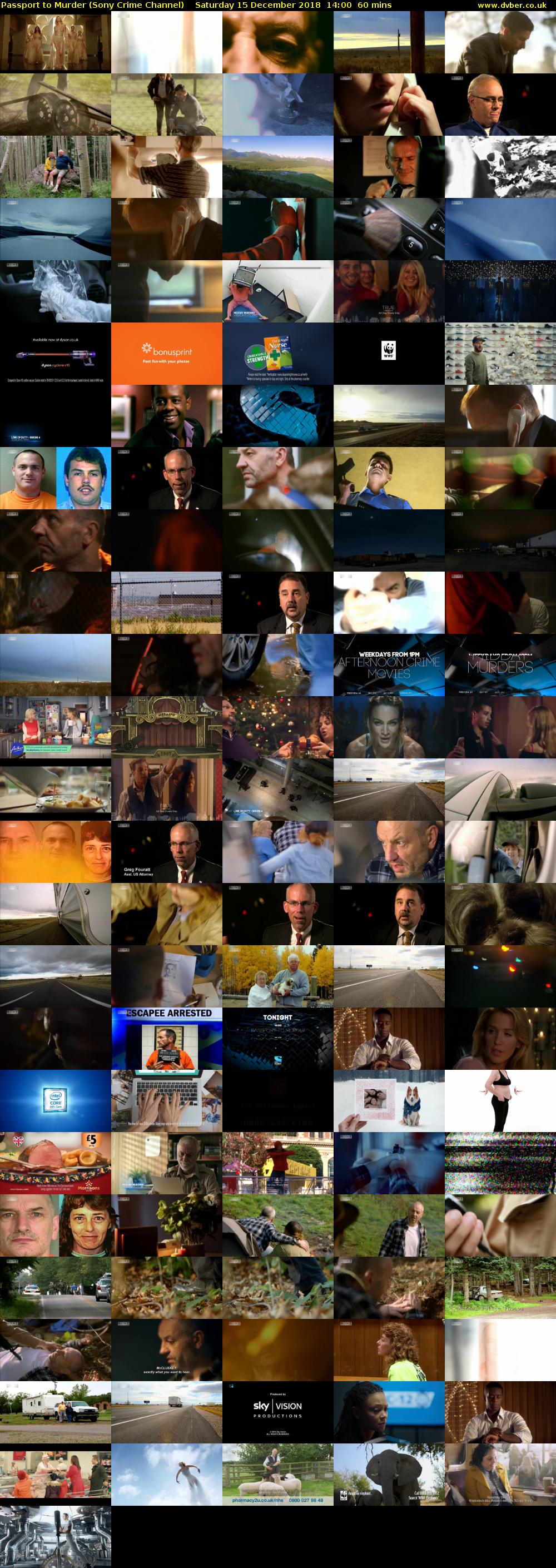 Passport to Murder (Sony Crime Channel) Saturday 15 December 2018 14:00 - 15:00