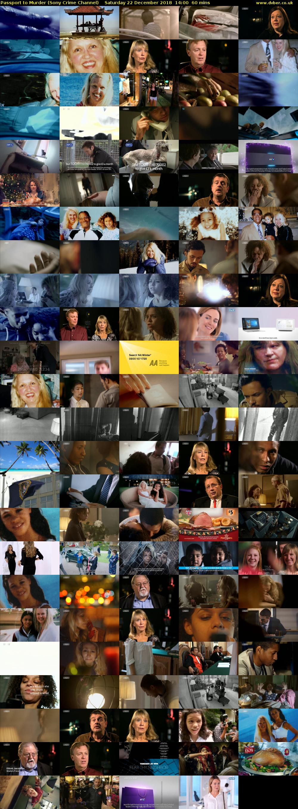 Passport to Murder (Sony Crime Channel) Saturday 22 December 2018 14:00 - 15:00