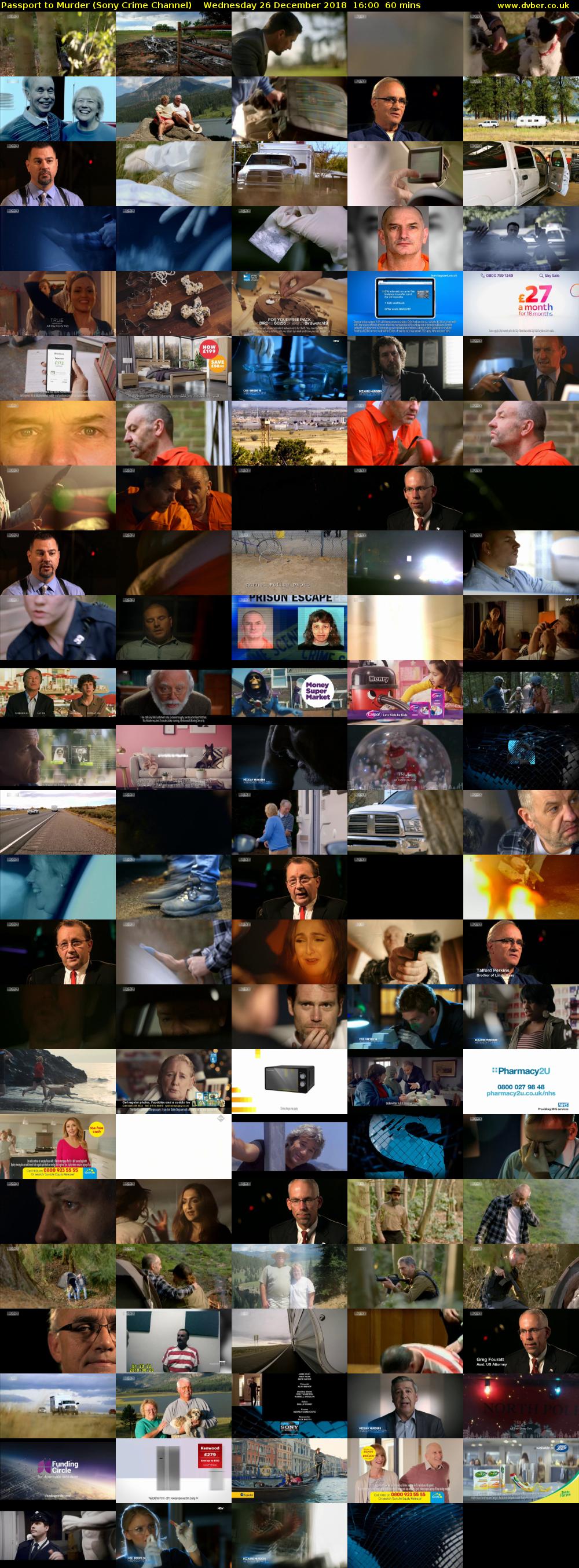 Passport to Murder (Sony Crime Channel) Wednesday 26 December 2018 16:00 - 17:00