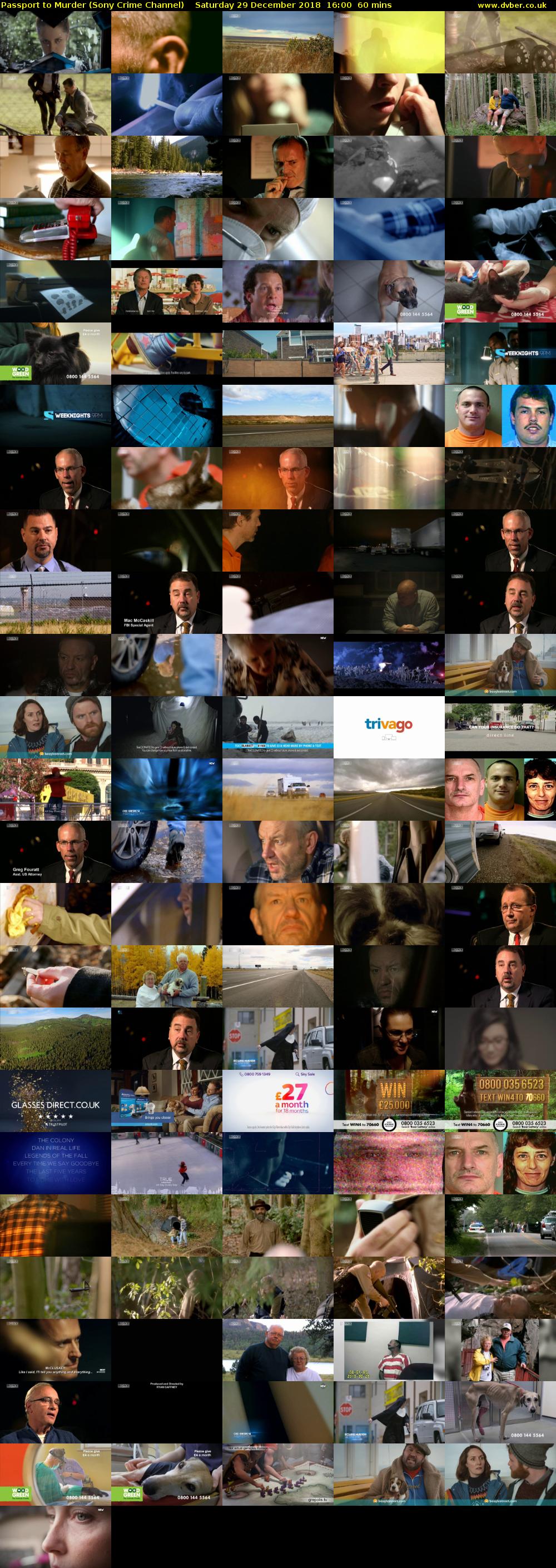 Passport to Murder (Sony Crime Channel) Saturday 29 December 2018 16:00 - 17:00